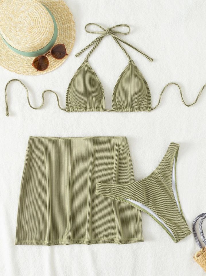 Dam sexig tredelad delad bikini baddräkt kvinnlig tillverkare grossist_voghion.com
