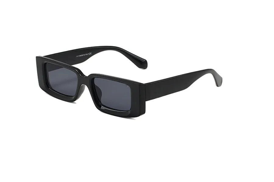 Unisex Rectangle Sunglasses Small Frame For Outdoor Travel Drive_voghion.com