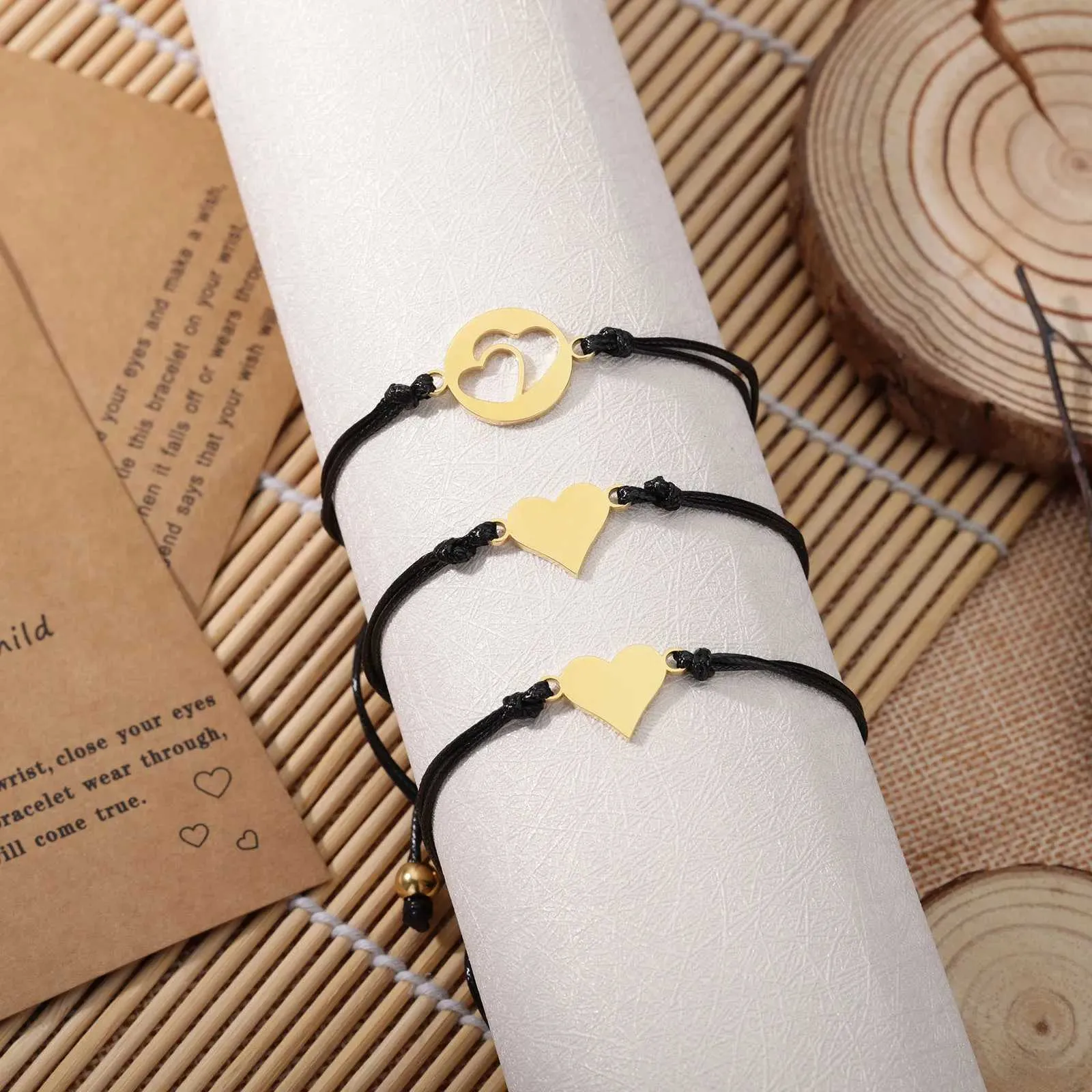 Adjustable Friendship Bracelets Sun Moon Star Set For Women_voghion.com