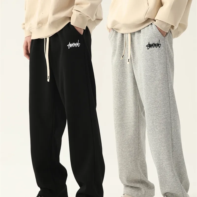 Mens Neutral Breathable Baggy Outdoor Fashion N Jogging Pants Sweatpants 240822_voghion.com