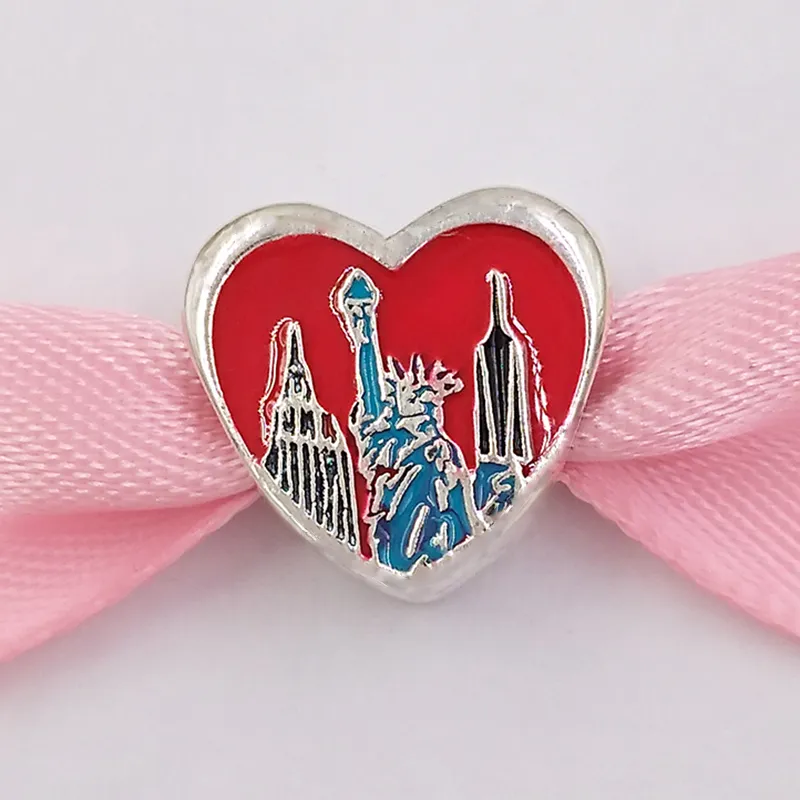 Sterling Silber Schmuckherstellungsset, Disny NYC Liebesherz-Charm, Perlenarmbänder für Frauen, Ausverkauf, Halskette, Kette, Mädchen, Set m_voghion.com