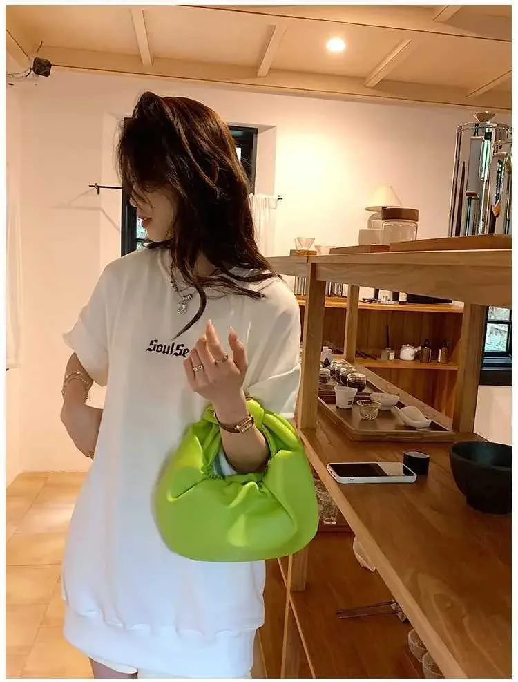 2024 INS Donna Piccola Borsa a Tracolla Festa Frizione Borsa a Tracolla Donna Pelle PU Borse a Tracolla Moda Increspato Crossbody_voghion.com