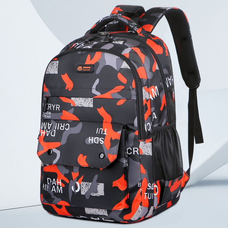 New men's women's travel, business and leisure Oxford camouflage student backpack, large capacity backpack_voghion.com
