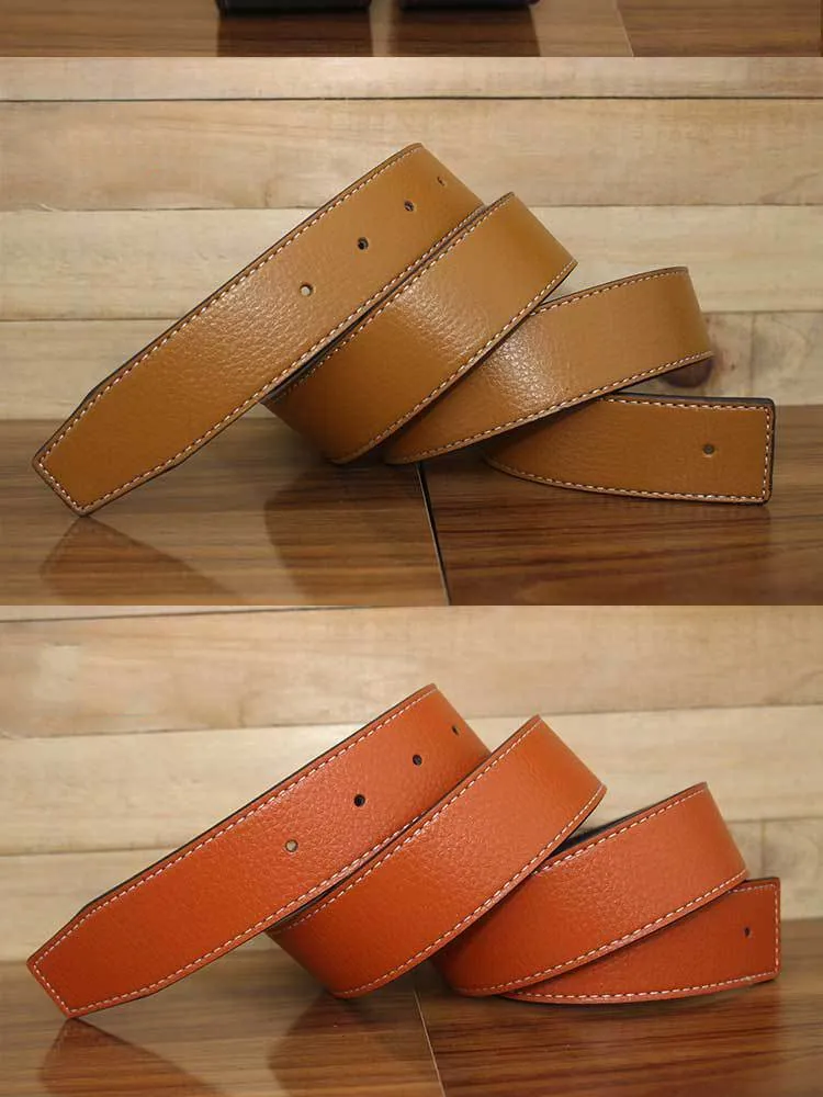 Mit Box Designer Mode Herren Business Ceinture Glatte Gold Sier Schnalle Echtes Leder Gürtel Für Männer Taille Gürtel_voghion.com