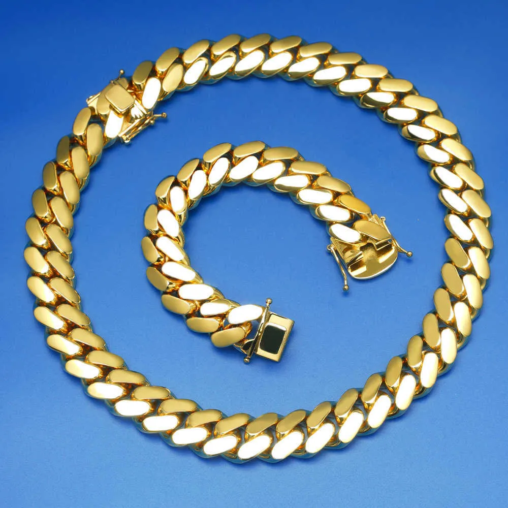 Choker Custom Link Gold 20Mm Miami Cuban Chain Necklace_voghion.com
