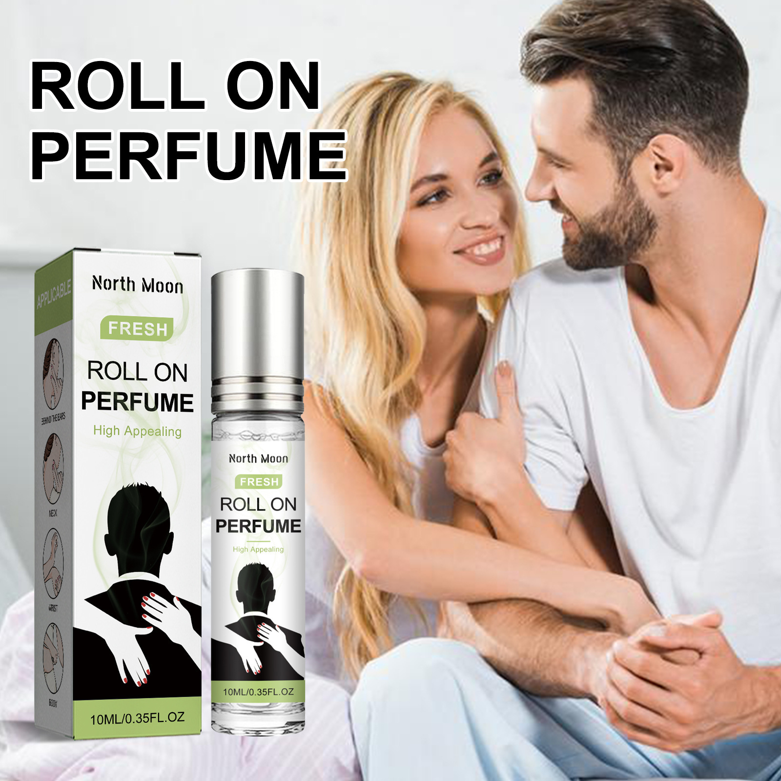 North Moon Parfüm, Fresh Small, Behalten Sie den Duft bei sich, Männliche und weibliche Paare, Dating-Atmosphäre, Parfümball_voghion.com