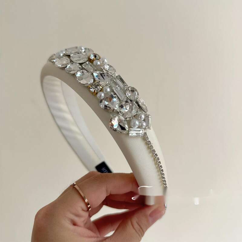 Prinzessin Ins Wind Wald Armband Für Nach Außen Licht Luxus Wasser Diamant Kopfstück Super Flash Temperament Stirnband Haar_voghion.com