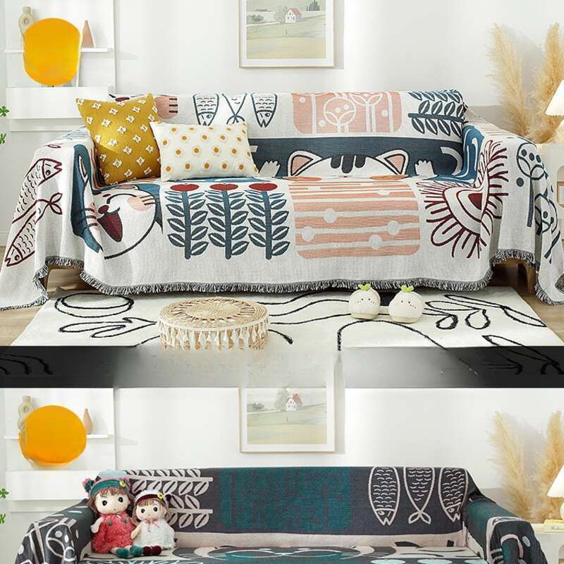 Summer Napkin Cloth Full Sofa Cushion Cover Blanket Single Triple Four-season Universal_voghion.com