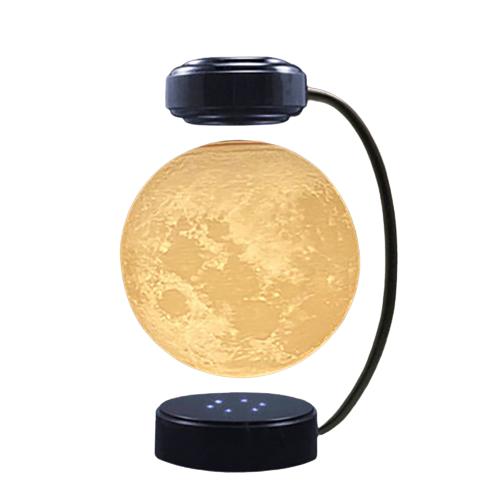 3D LED Moon Night Light Wireless Magnetic Levitating Rotating Floating Ball Lamp For School Office Bookshop Home Decoration_voghion.com
