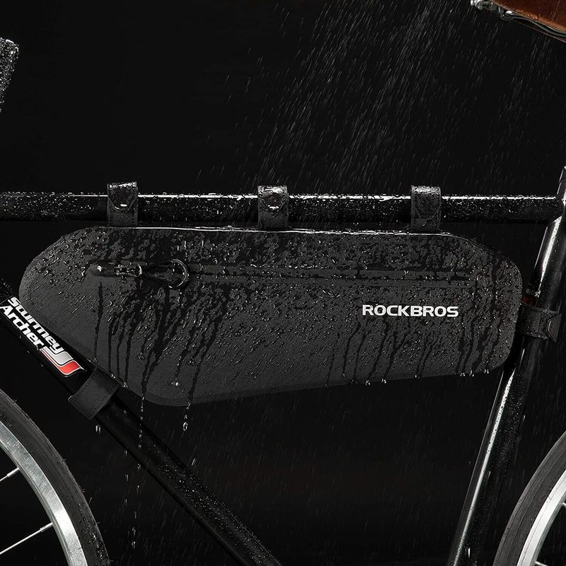 ROCKBROS velosipēda ūdensizturīgā rāmja trīsstūra soma apm. 4L DHL_voghion.com