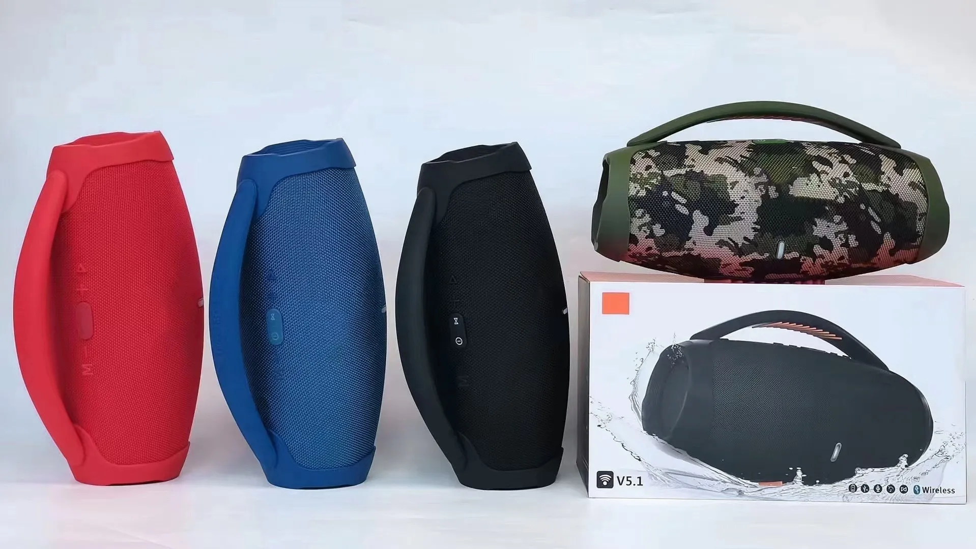 Boombox 3 Top Quality Wireless Bluetooth Speakers High Quality Bass Waterproof Loudspeaker With Box_voghion.com