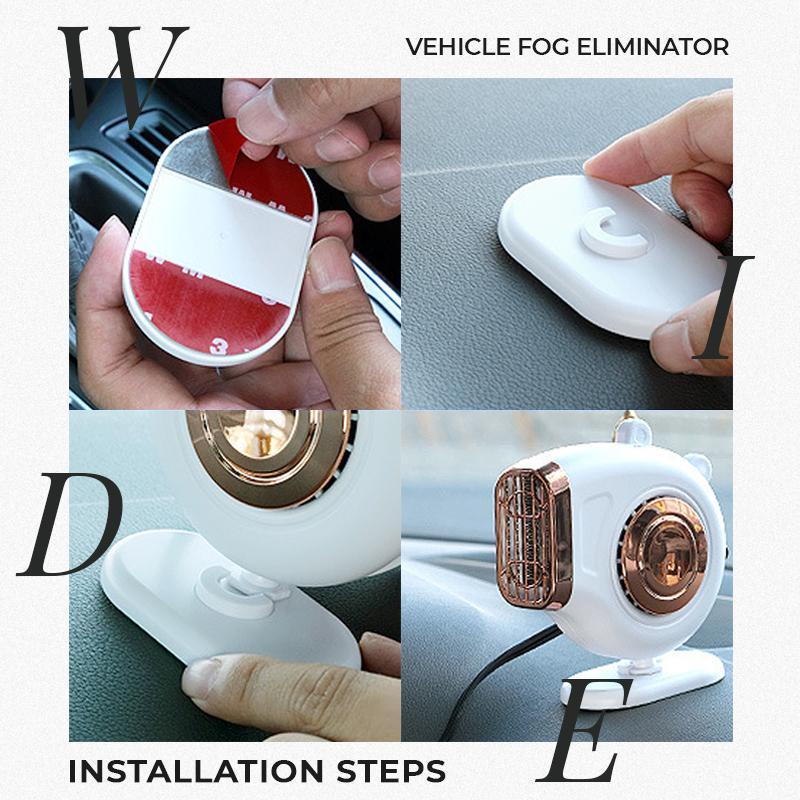 Φορητή θερμάστρα αυτοκινήτου 12V/24V Ηλεκτρικός ανεμιστήρας θέρμανσης οχήματος Οδήγηση Αποψύκτης Ηλεκτρικό στεγνωτήριο Αποθάμβωση παρμπρίζ Αποθάμβωση Αποθάμβωση_voghion.com