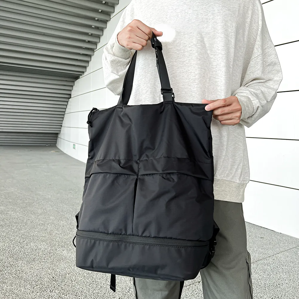 Zaino da scuola di tendenza per donne e uomini, grande capacità, per studenti, borsa a tracolla, zaino in nylon impermeabile, borse per il tempo libero_voghion.com