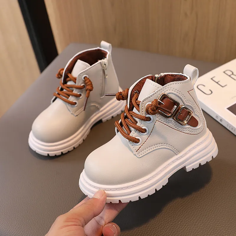 Toddler Kids Autumn Winter New Child Shoes Littlesprouts Girls Baby Brown Boys Casual Soft Soled Short Boots Sizes 21 -_voghion.com