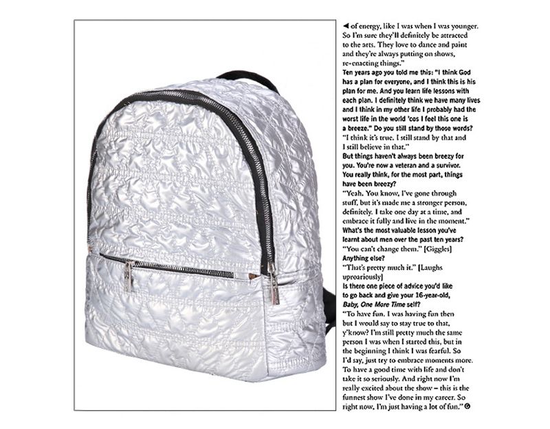 Mochila informal de algodón con tejido de plumón ligero e impermeable_voghion.com