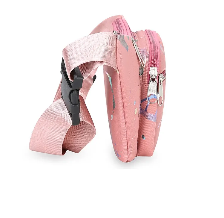 Marsupi da donna con stampa bronzata, cintura alla moda, borse a tracolla, marsupio da corsa, viaggio, allenamento_voghion.com
