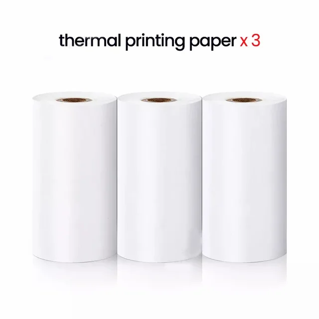 Mini Thermal Label Sticker Colorful Adhesive Self-adhesive Paper For Wireless Bluetooth Photo Inkless Printer 57mm_voghion.com