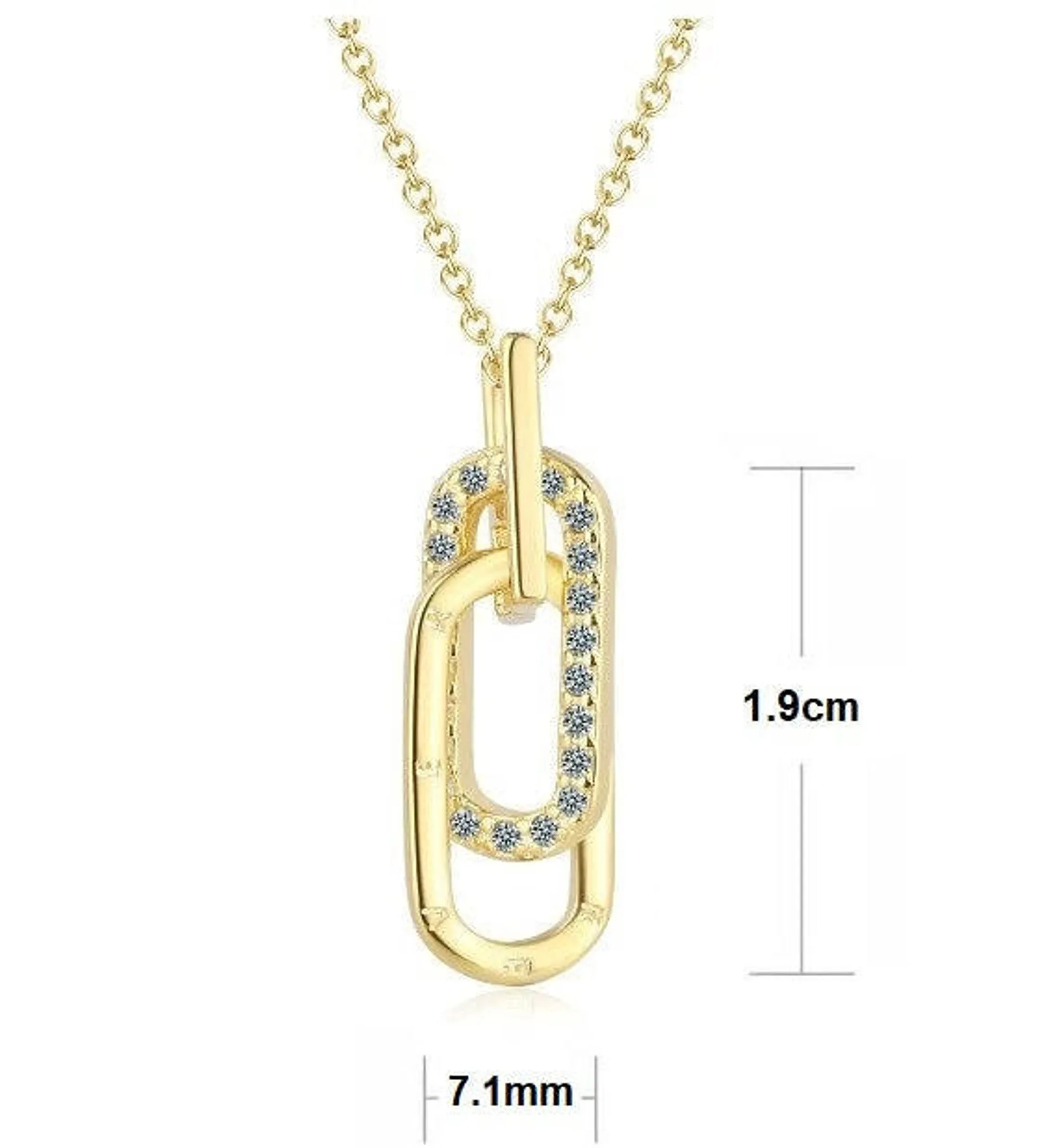 Hangerketting voor moeder en dochter met inlegwerk_voghion.com