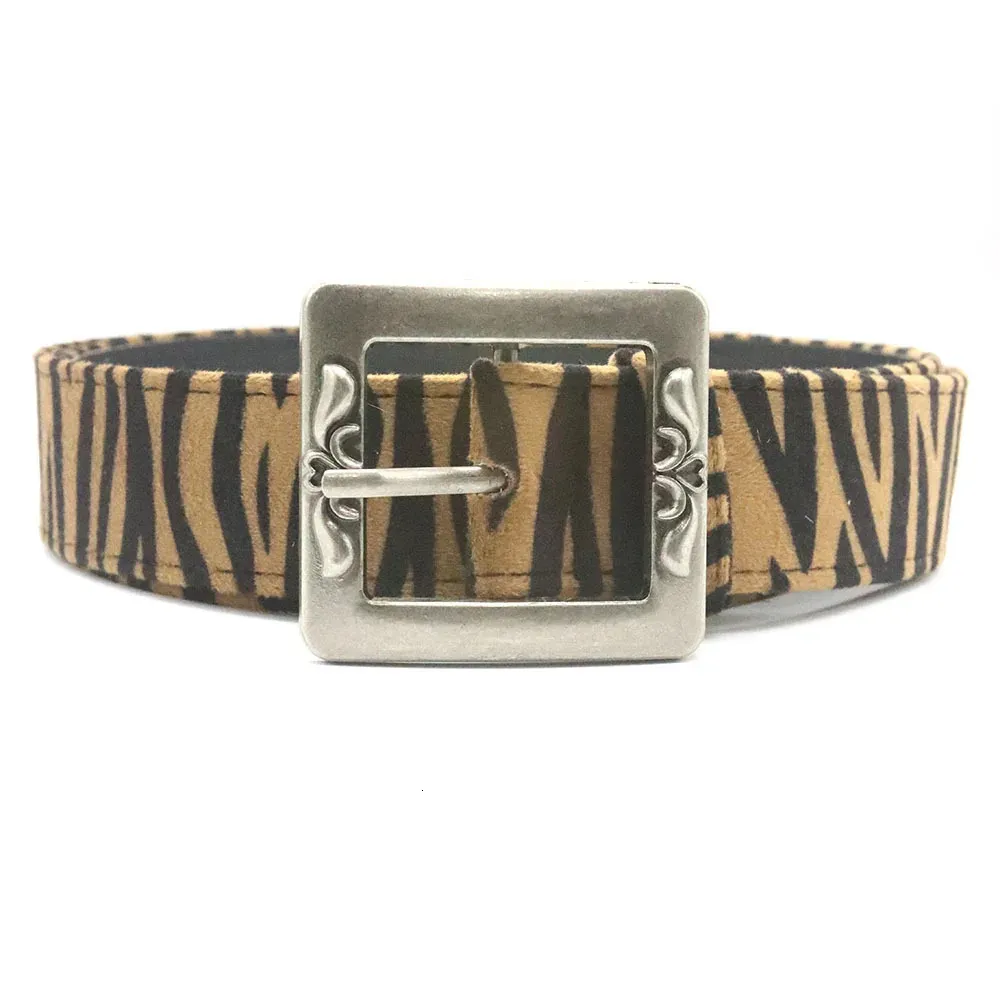 2025 New Chrome Womens Cheetah Belt Y2k Leopard Zebra Pattern Snake Cos Skin Wrinkle Pin Gold Buckle Dress Jeans Set Fd3_voghion.com