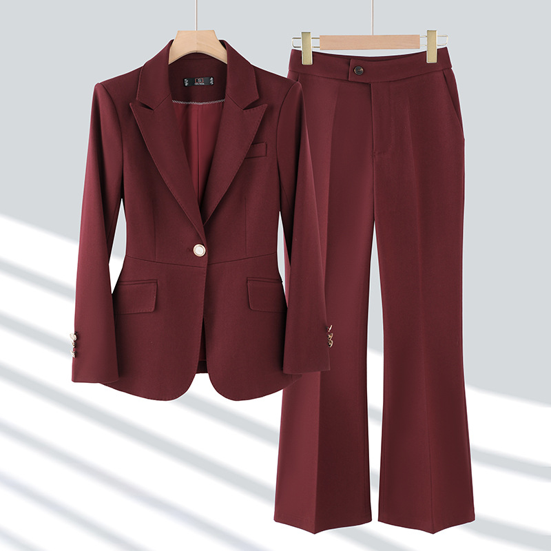 Women's Clothing Small Suit Female Spring And Autumn New Temperament Goddess Style Professional Suit Formal Suit