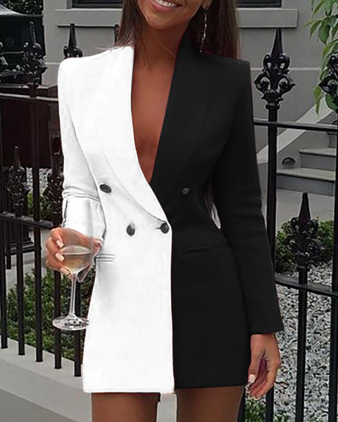 Cardigan professionnel à col en v pour femmes, petit costume, petit costume