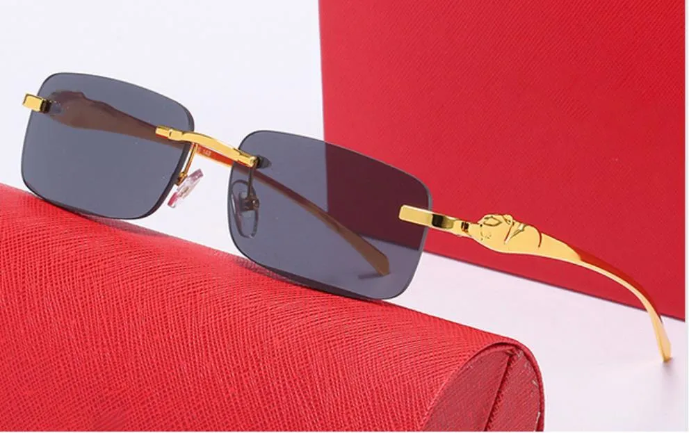Lunettes de soleil de sport de style français pour hommes, mode écologique, homme et femme, verre sans monture, rétro, vintage, or_voghion.com