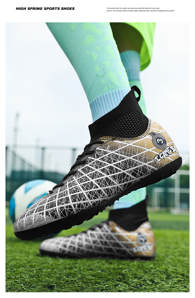 Professional Unisex Soccer Shoes Men Women Football Boots Training Sport Footwear Match Sneakers Non-slip Drop Shipping_voghion.com