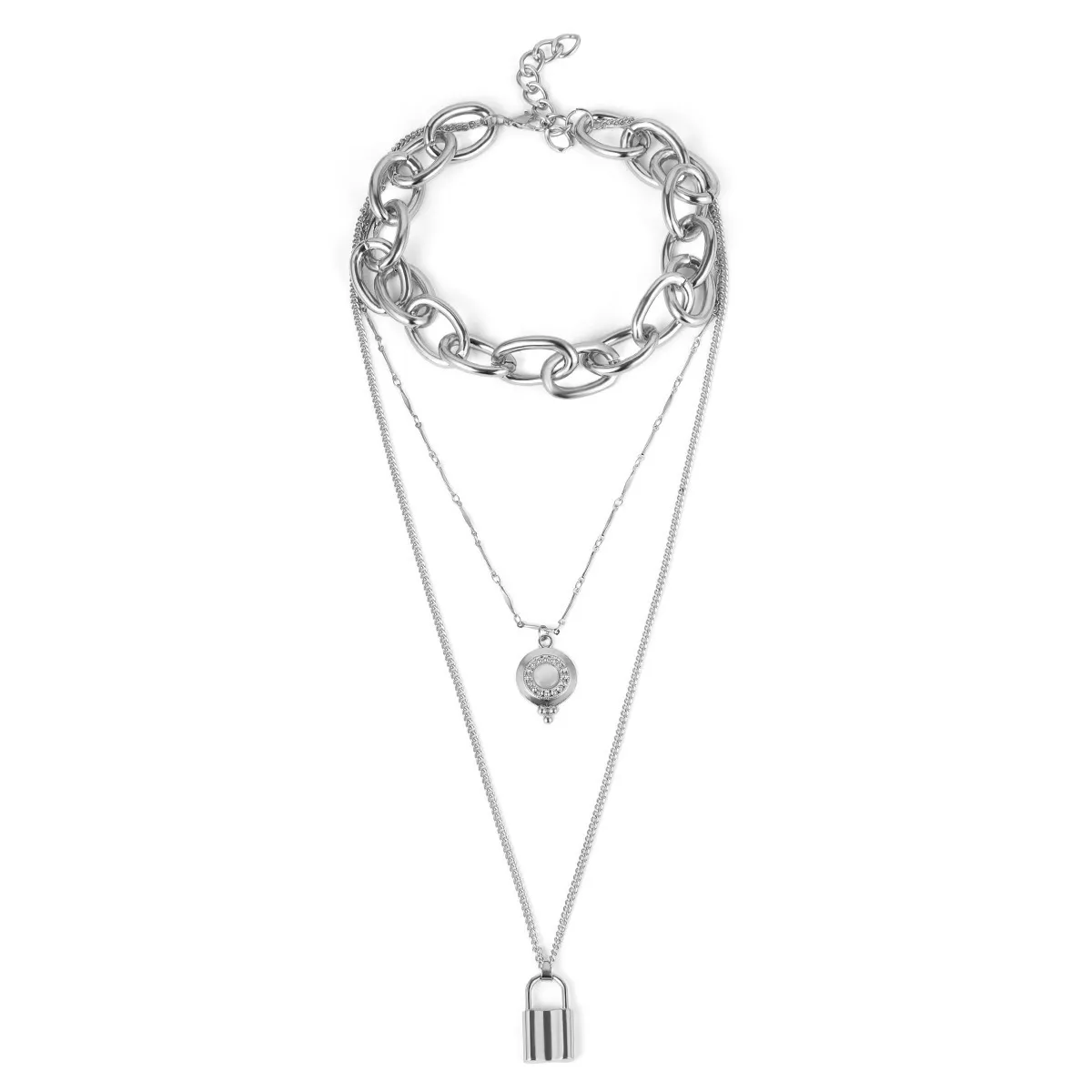 Catene Lucchetto Catena Spessa Collana Moda Lucchetto Ciondolo Per Donna Uomo Punk Gioielli 2022 Grunge Athetic Eboy_voghion.com