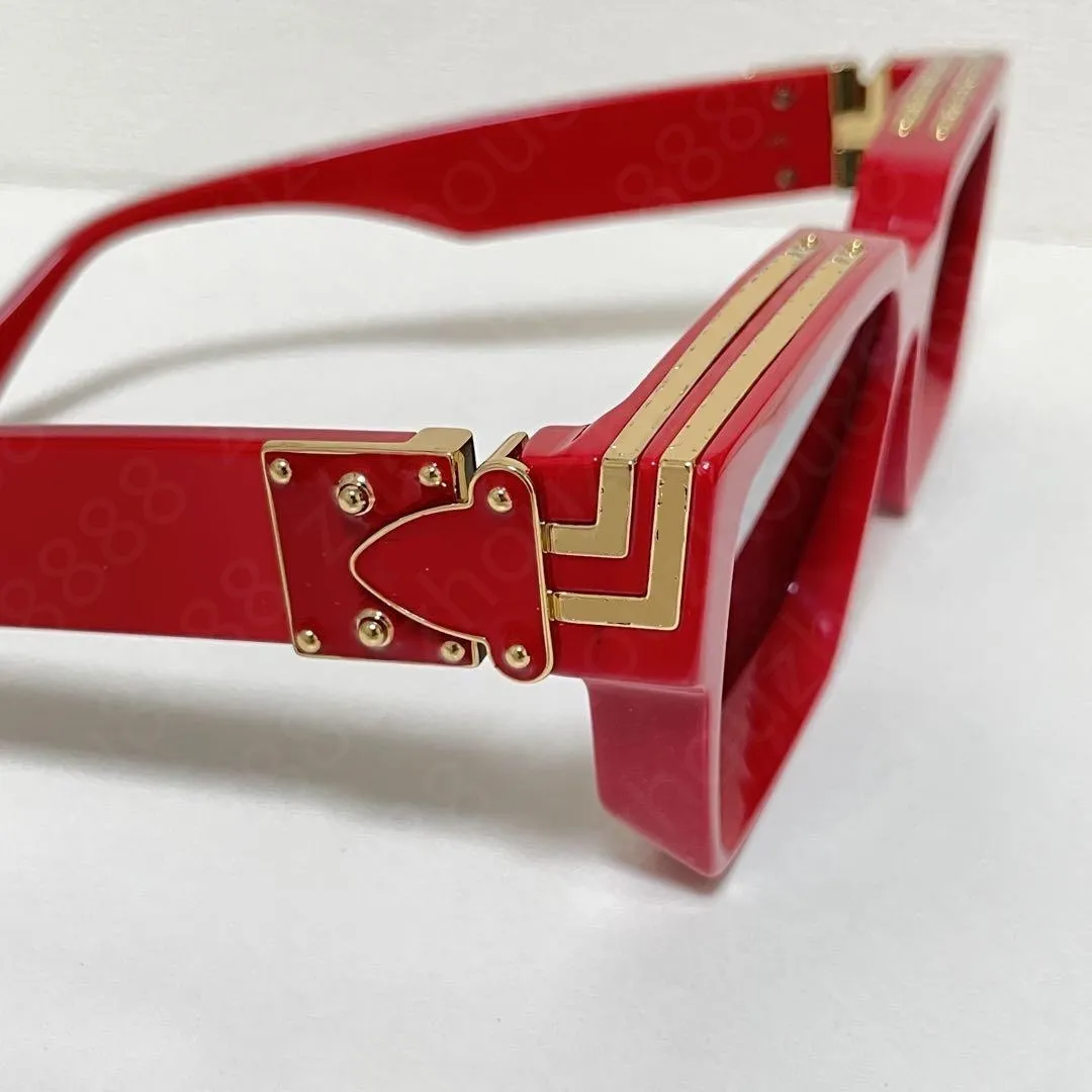 New men design sunglasses Millionaire square frame vintage shiny gold summer UV400 lens style laser top quality 96006_voghion.com