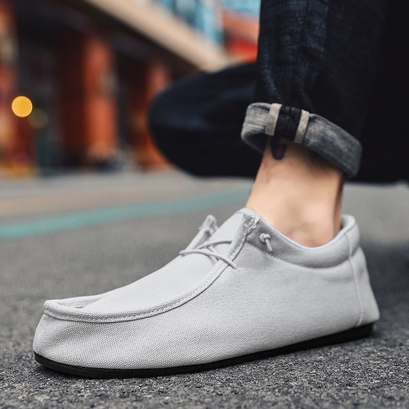 MAEDEF Man's Sneakers Canvas Flats Male Summer Casual for Men High Quality Loafers 2024 Walking Driving Mens Shoes_voghion.com