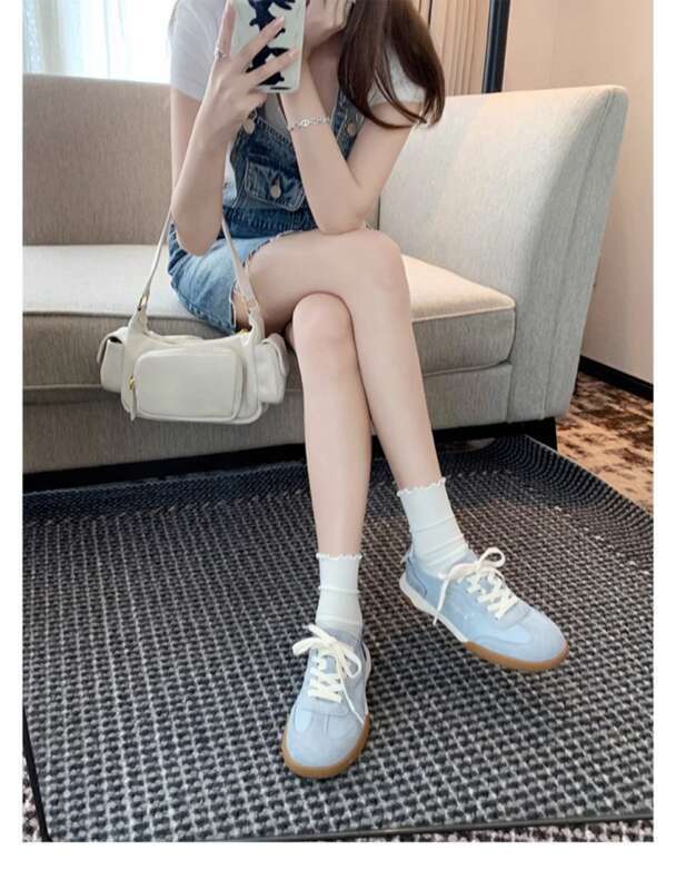 Leather Breathable 2024 New Forrest Gump Women's Casual Ballet Shoes_voghion.com