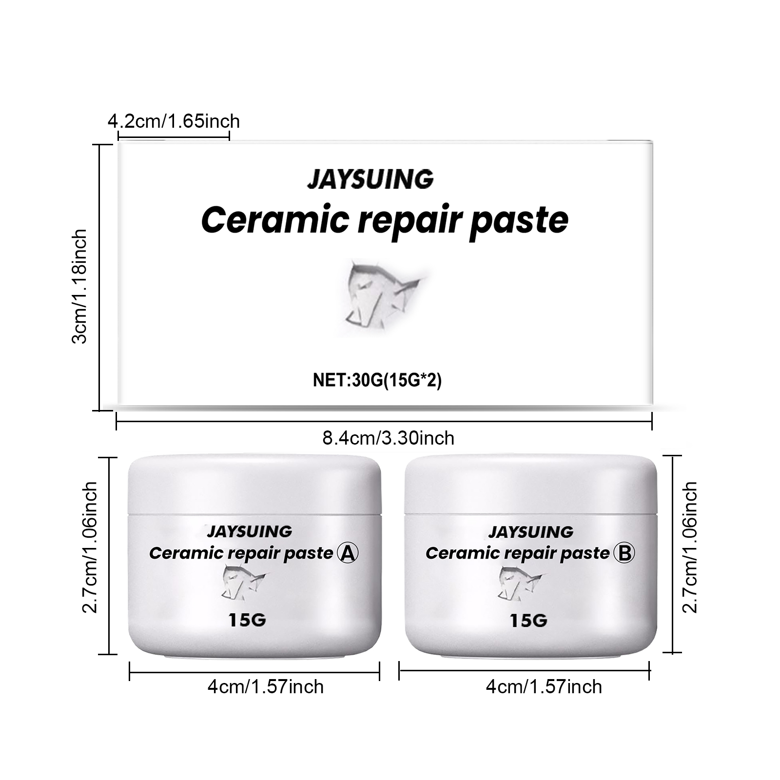 Jaysuing Tile Repair Ceramic Paste Toilet Marble Pit Glaze Repair Ceramic Tile Adhesive_voghion.com