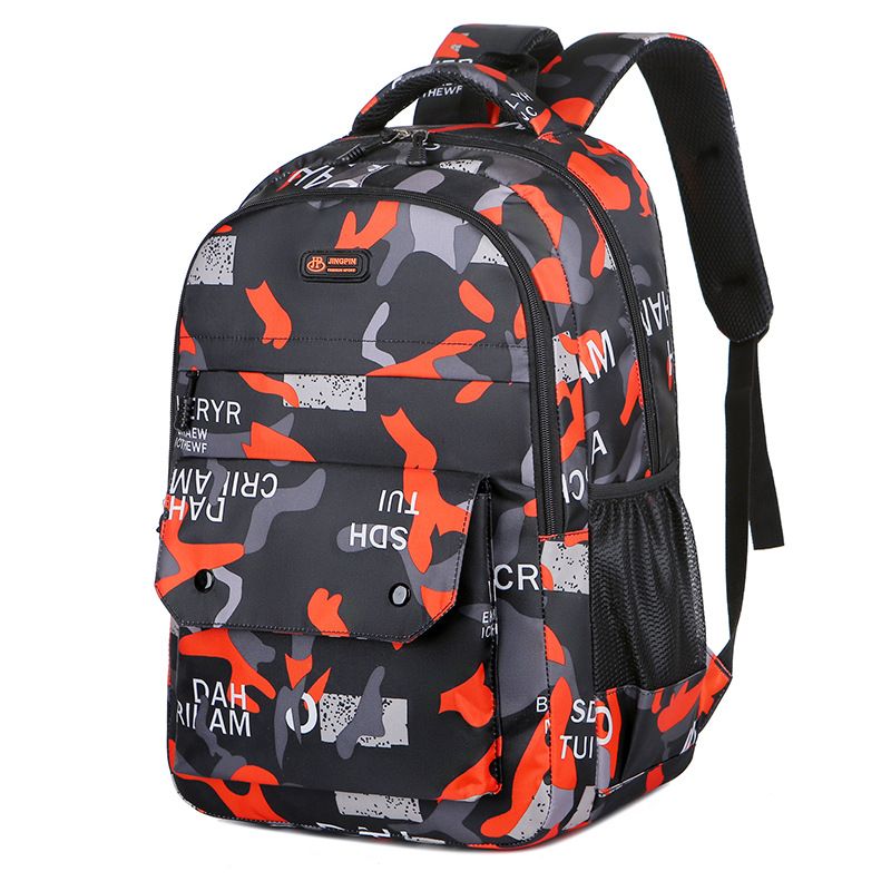 New men's women's travel, business and leisure Oxford camouflage student backpack, large capacity backpack_voghion.com