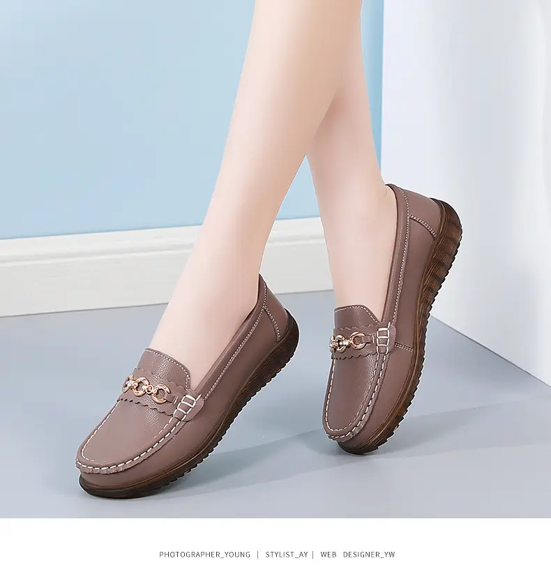 Comfortable Soft Sole Non-slip Flat Beanie Women's Casual Shoes_voghion.com