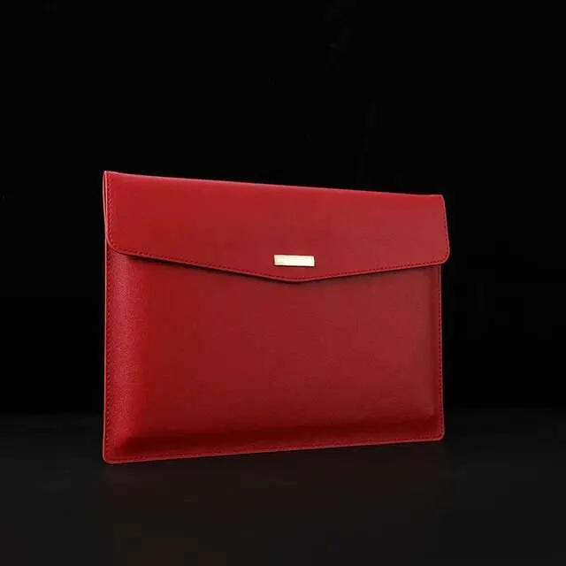 Porte-documents en cuir de grande capacité, porte-documents d'affaires, porte-documents à bouton magnétique, étuis étanches pour ordinateur portable, bureau_voghion.com