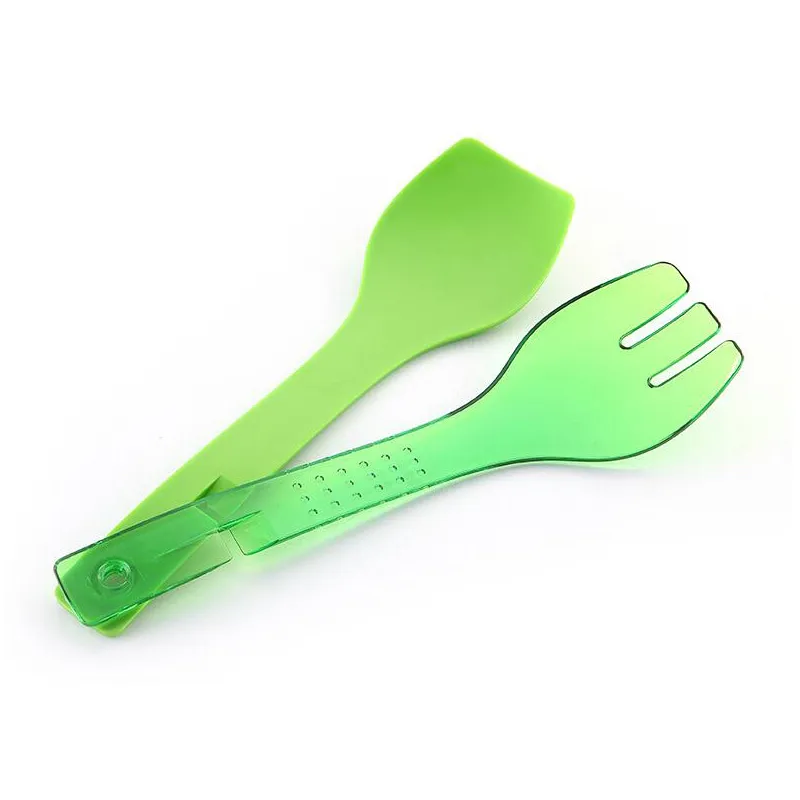 Plastic Salad Tong Set For Serving Salads And Kitchen Tasks_voghion.com