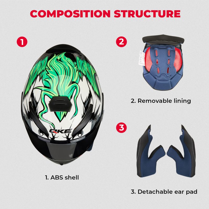 Motorcycle Clown Full Face Racing Motocross Helmet Flip Up Moto Adult Motorbike Street Touring Riding Casco Cte_voghion.com