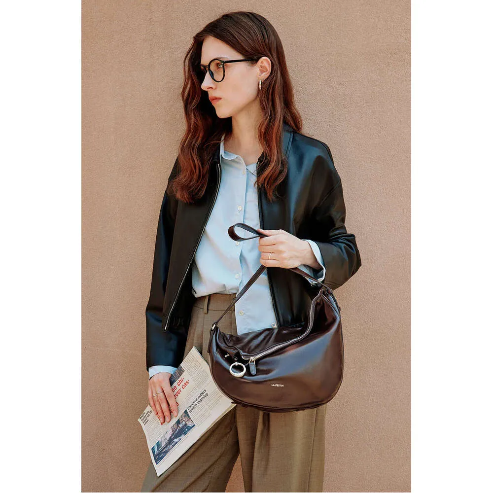 Damen Ledertasche Mit Umhängefunktion Große Schultertasche_voghion.com
