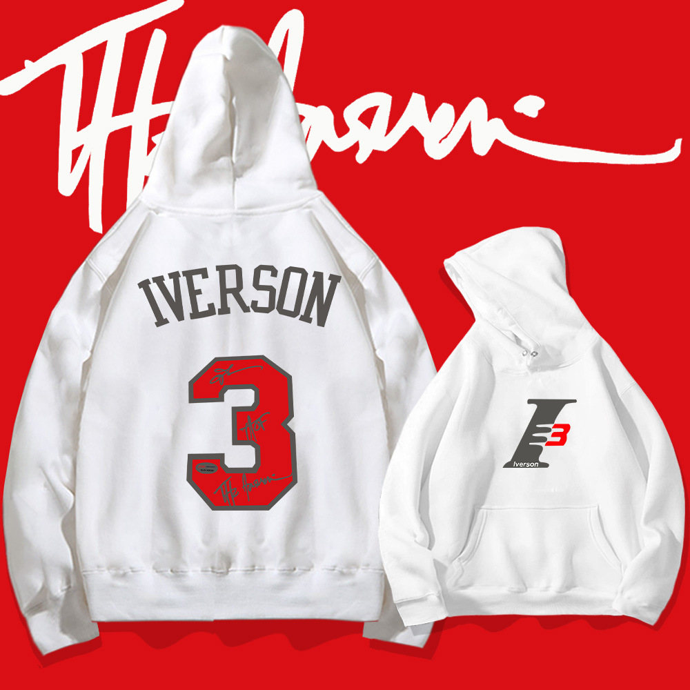 Everson No.3 Signature Felpa con cappuccio Autunno Marchio di moda Cappotto per studenti con maniche a spalla larga_voghion.com
