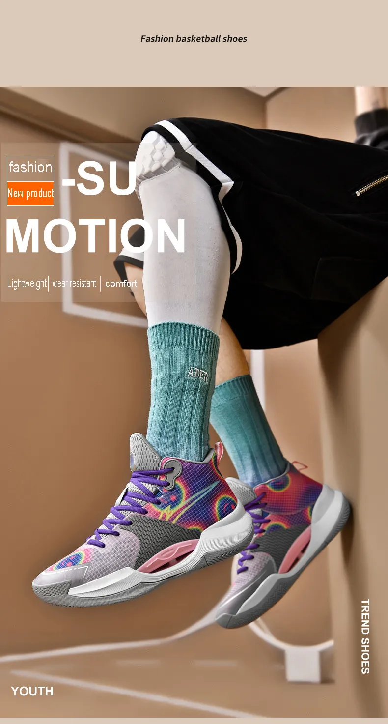 shipping Sneakers Breathable Wear-resistant Free Trendy Versatile For Men And Women Basketball Youth Running Practical_voghion.com