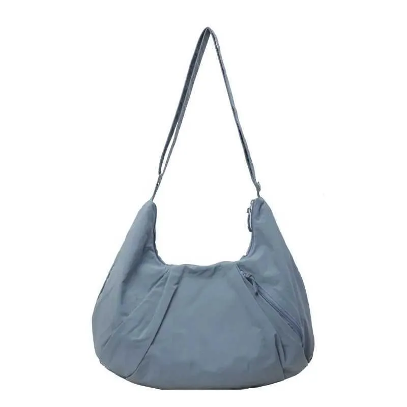 Classic Pleated Crossbody Bag For Women Solid Shoulder Handbag_voghion.com