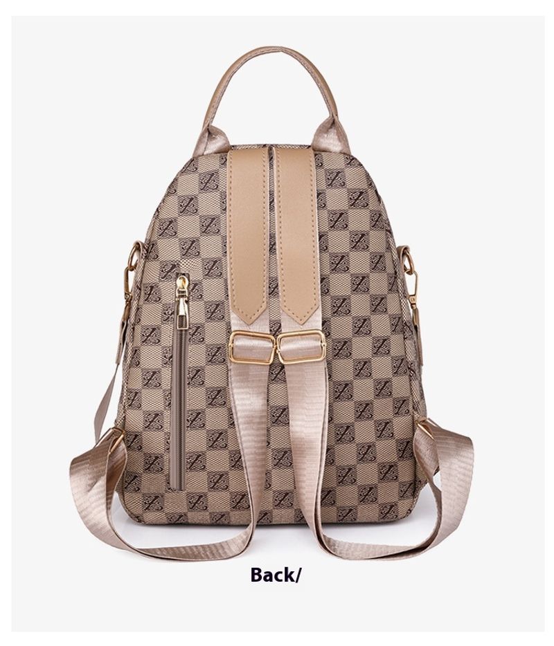 British New Fashion European American Style Retro And Trendy Bra Bag Dual-use Women's Backpack_voghion.com