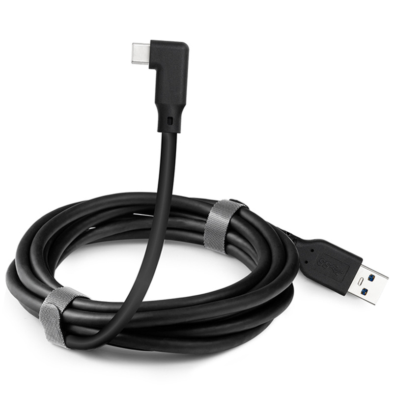 VR Linkoculus Quest Type-C linea USB3.1 Type-C curva laterale a 90 gradi 3 metri_voghion.com