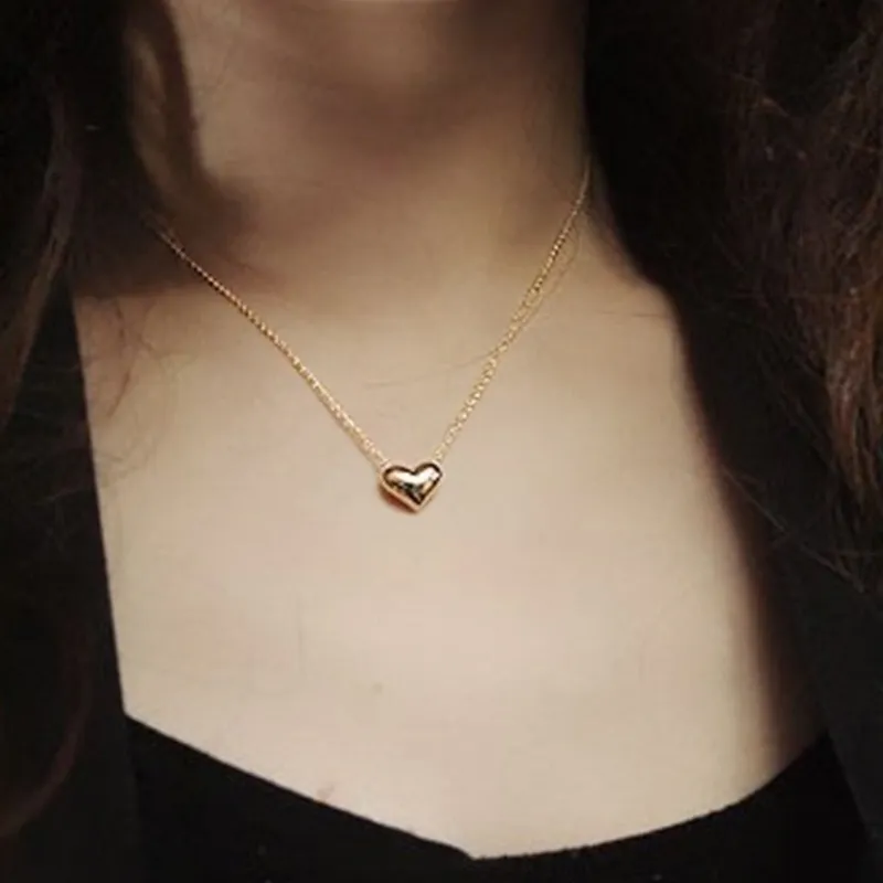 Chaînes Sexy Été Mode Amour Collier Femme Chaîne En Os Plaqué Or Coeur Cou Bijoux De Corps Bracelet De Cheville Ornement_voghion.com