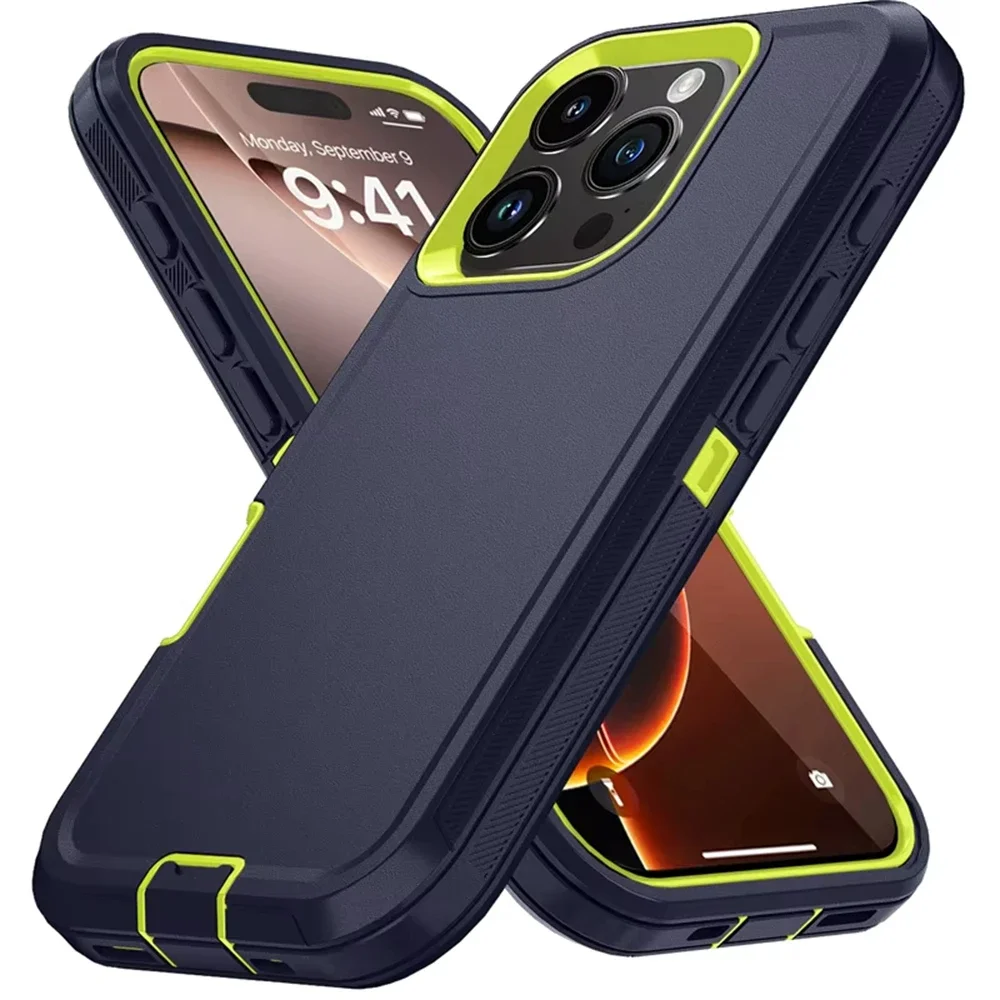Otter Armor Shockproof Defender Phone Case For Iphone Pro Max Plus_voghion.com