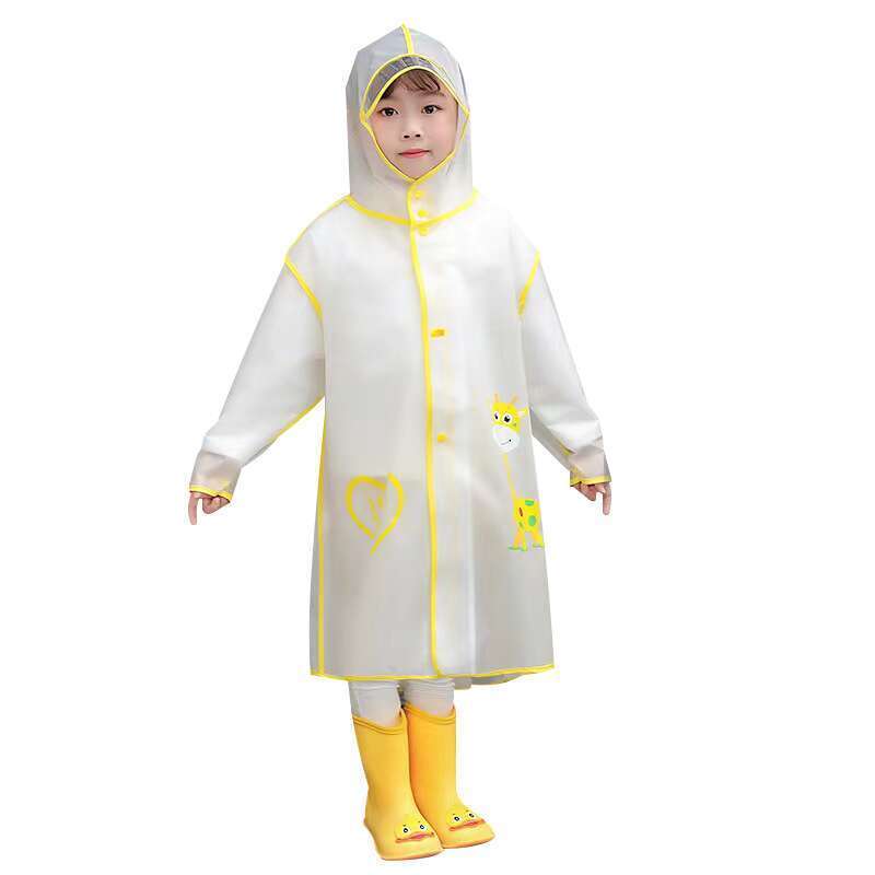 Children's Hidden Book Bag Space, Odorless Raincoat_voghion.com