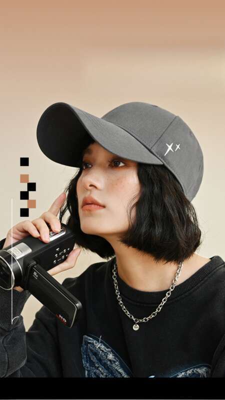 baseball Cap Women's Large Brim Duck Tongue Sun Hat Small Men's Hard Top Hat_voghion.com
