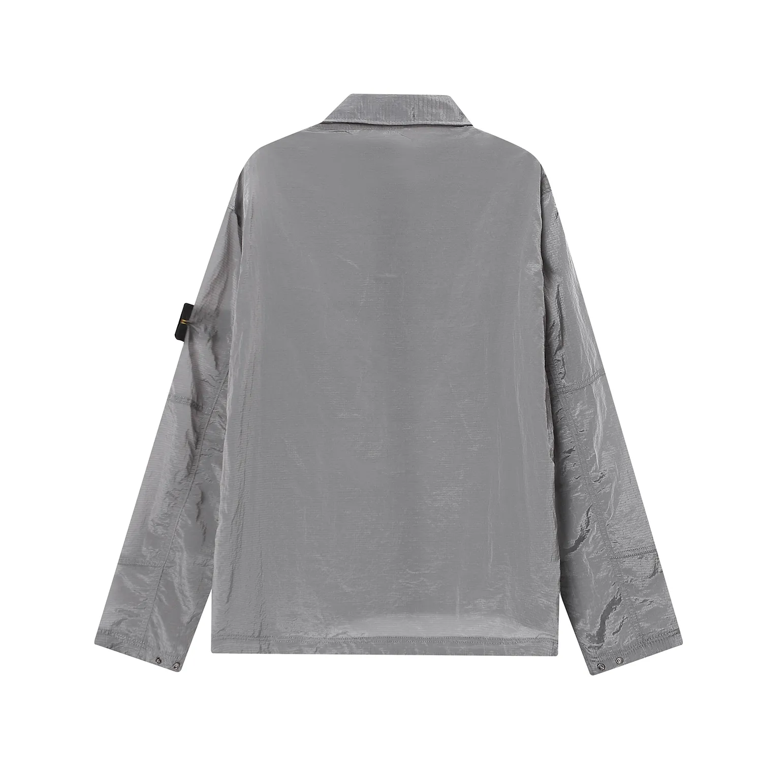 Erkek Ceketler 22ss Topstoney Bahar Pusula Rozet Kol Yama Taş Kadın Erkek Cep Mont Sokak Giyimi Turn Down_voghion.com
