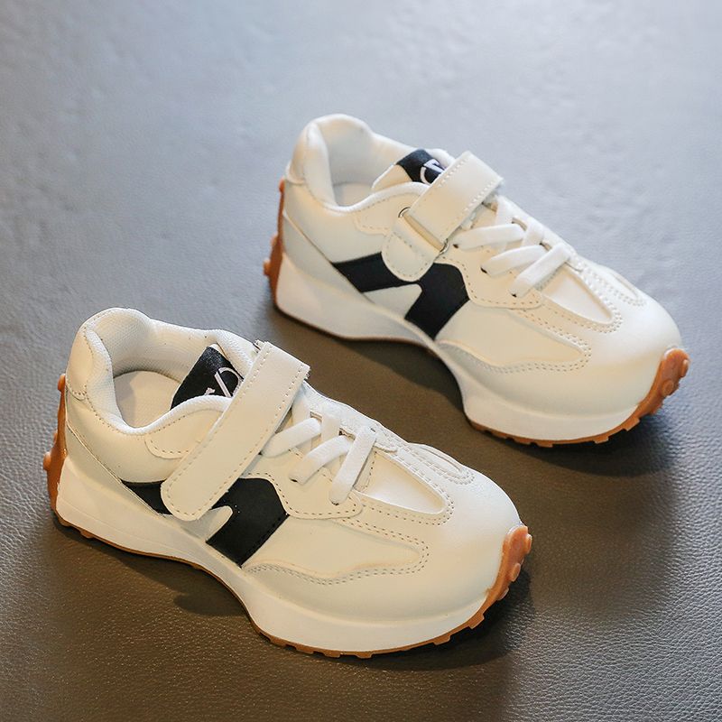 Scarpe per bambini Scarpe da ginnastica per bambini per ragazze e ragazzi Scarpe da tennis per bambini in pelle PU traspirante Rosa/Nero/Grigio,Taglia_voghion.com