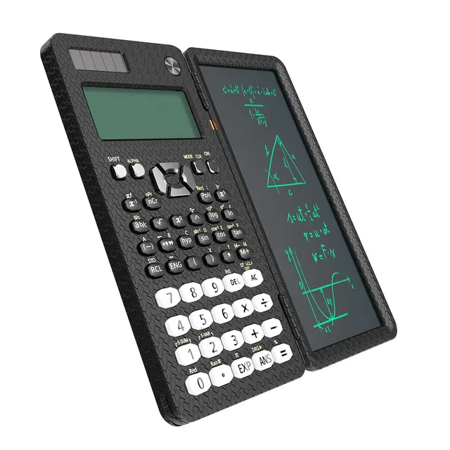 Wissenschaftlicher Taschenrechner mit Schreibtablett 991MS 349 Funktionen Technischer Finanzrechner für Schüler, Studenten, Büro 2022_voghion.com